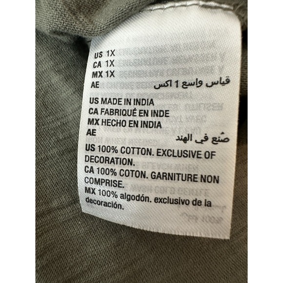 Style & Co Top Women 1X Pull Over Flower Stretch Long Sleeve Boho Bohemian New - Picture 5 of 10